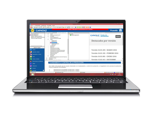 Interfaz CAPATAZ Software